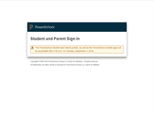 Tablet Screenshot of powerschool.nburlington.com